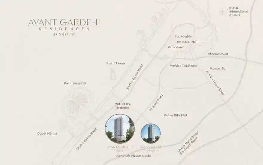 avant-garde-residences-2-location-map