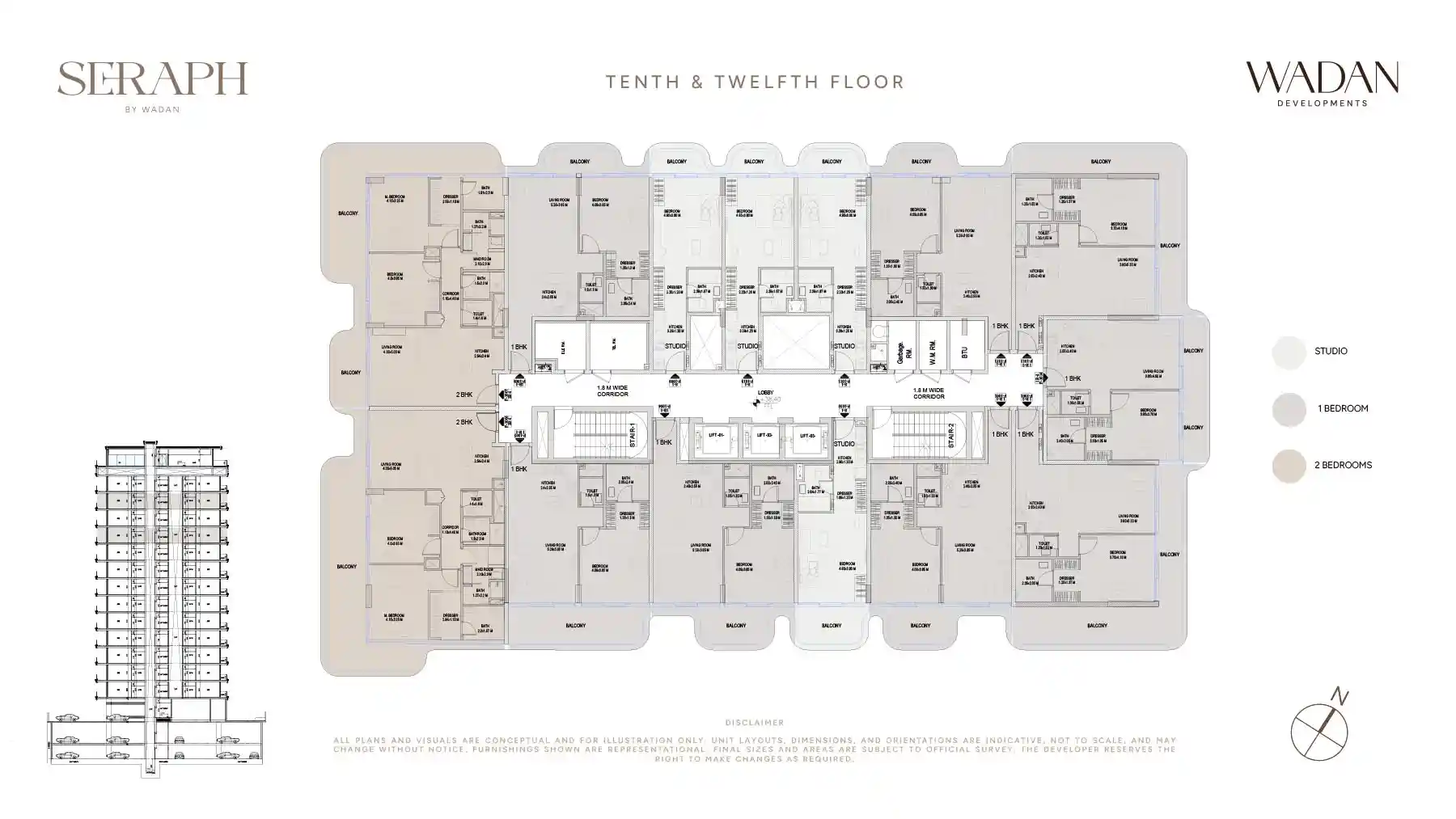 Tenth & Twelfth Floor