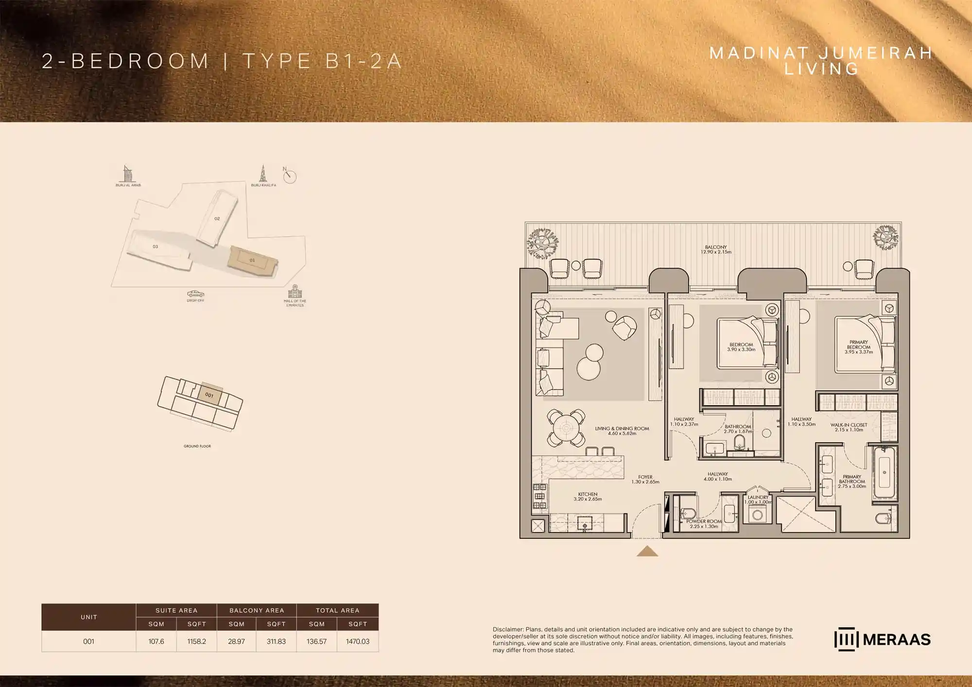 Ground Floor (TYPE B1 - 2A - Unit 001)