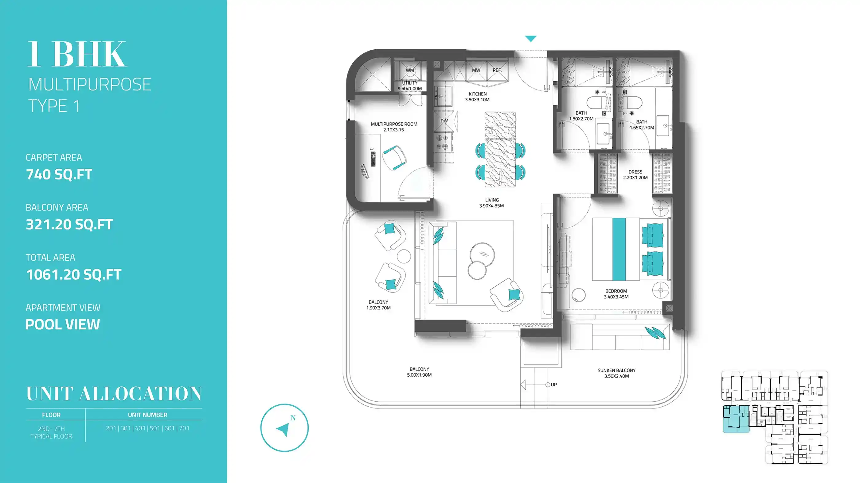 Unit 201-701 (Type 1)