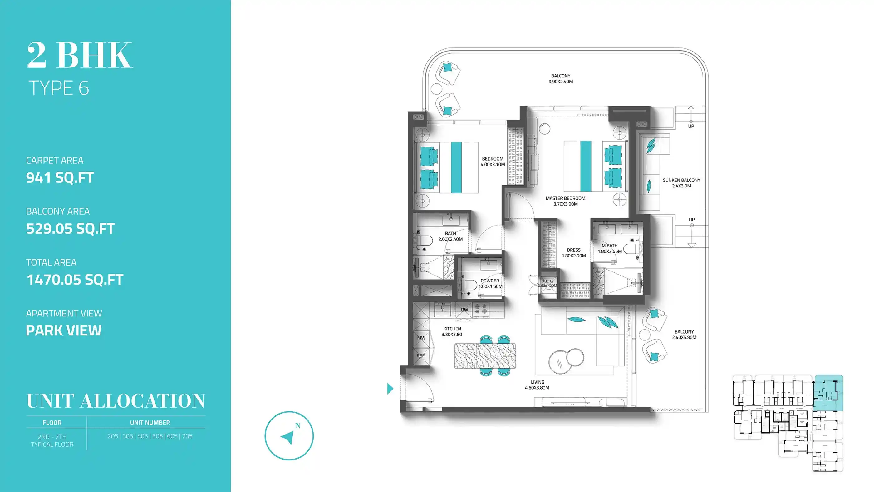 Unit 205-705 (Type 6)
