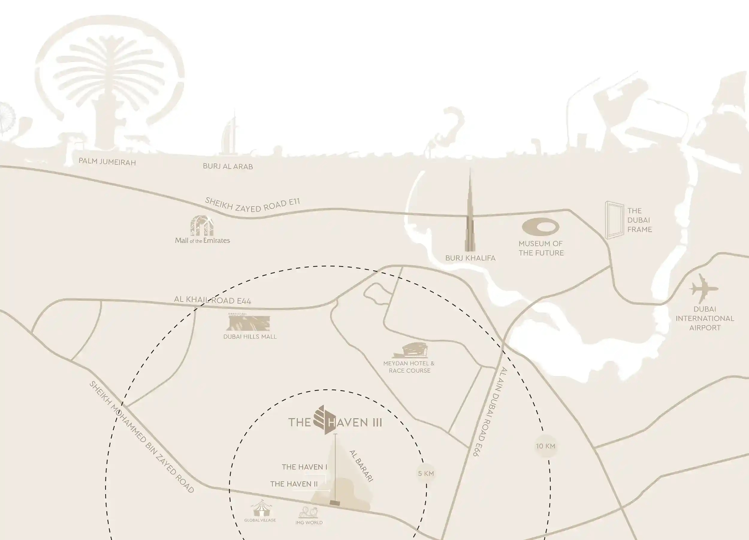  Location of The Haven 3