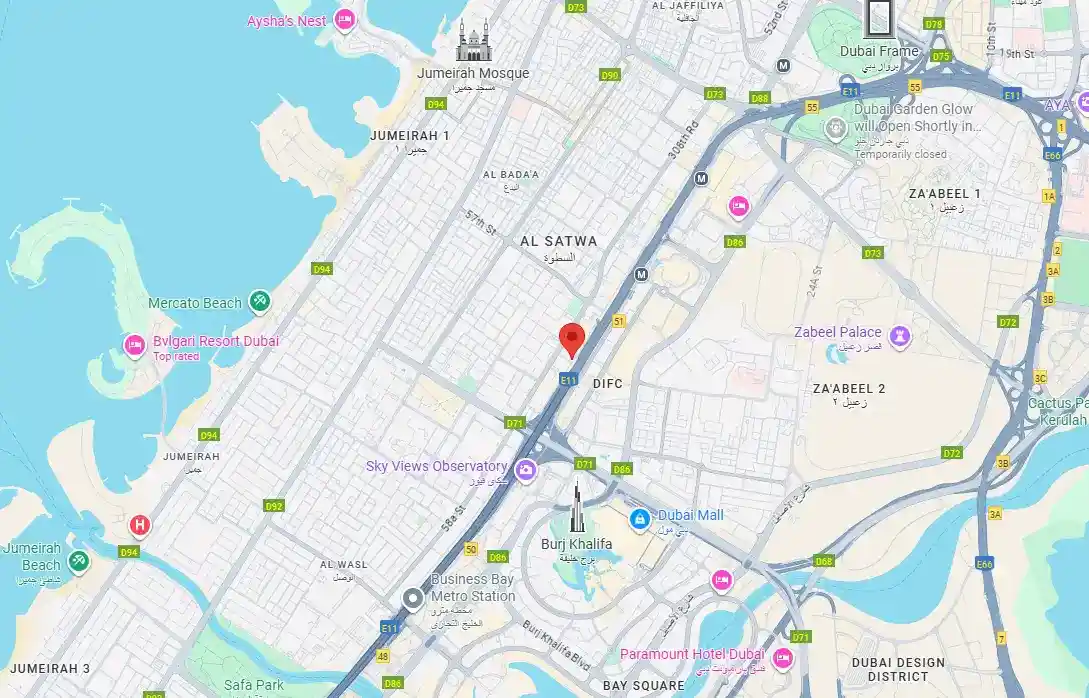 Location of Sol Luxe Towe