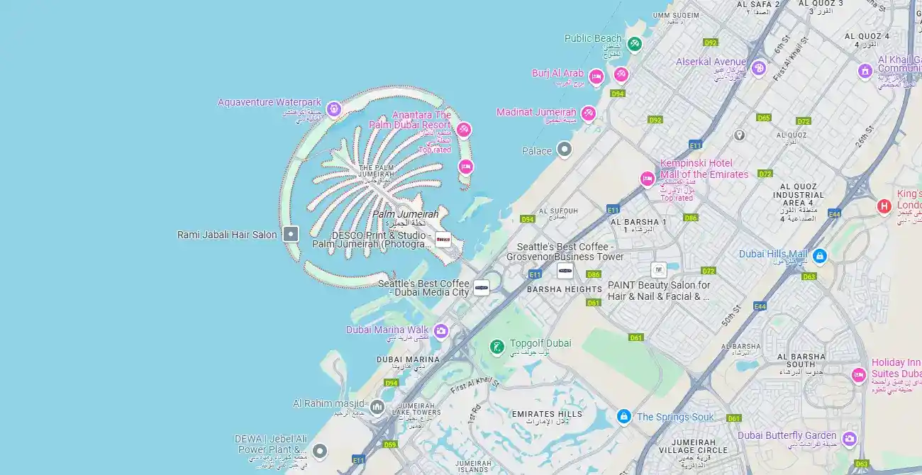 Location of Maison Margiela Residences