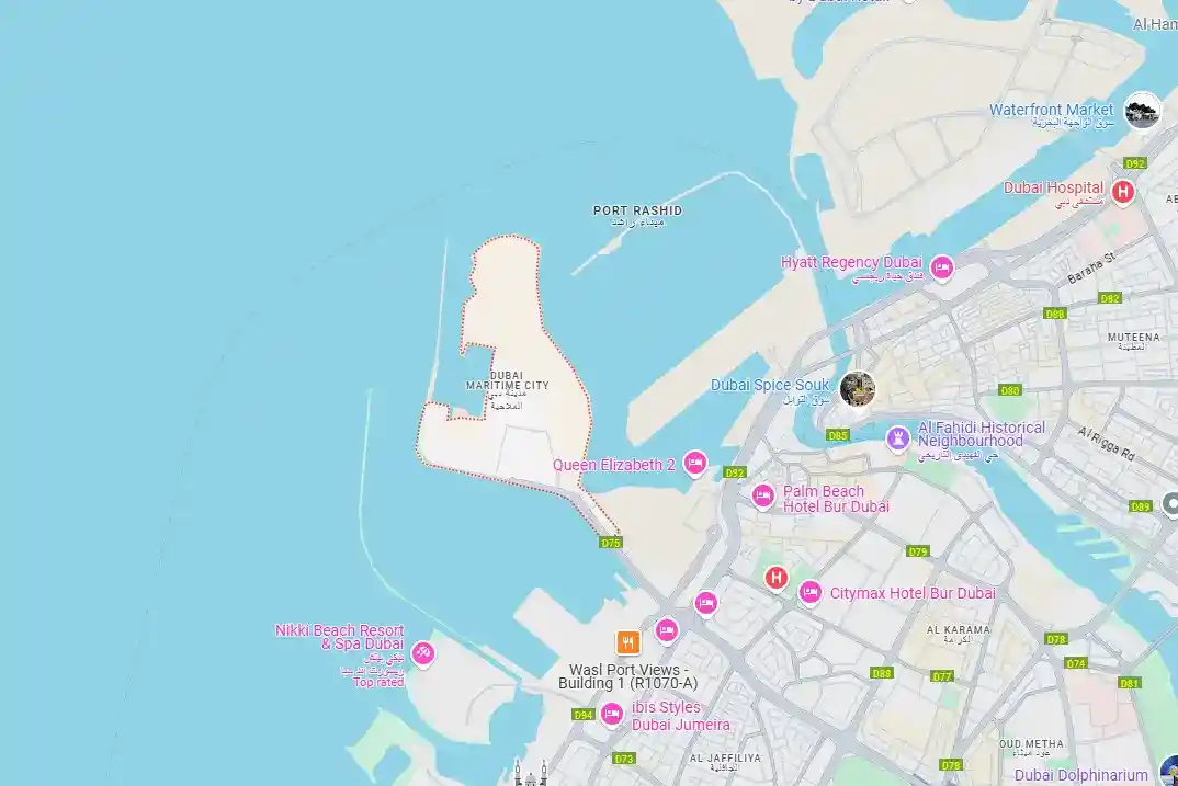 Location of Bluz by Danube 