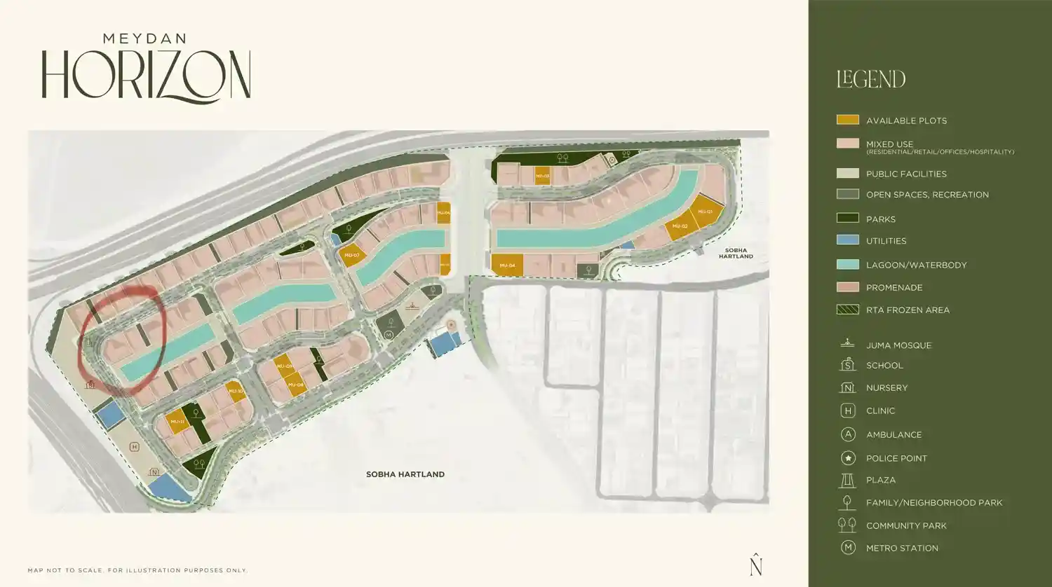 Master Plan of The Horizon Meydan