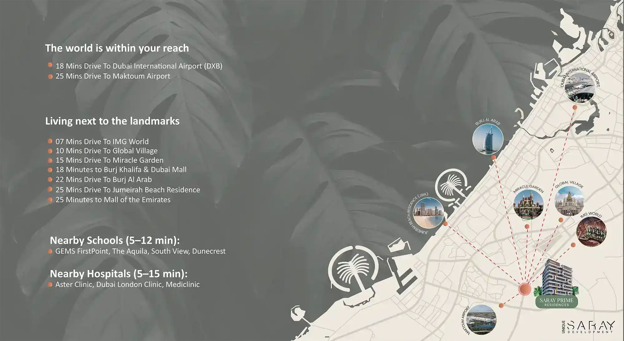 Location of Saray Prime Residence