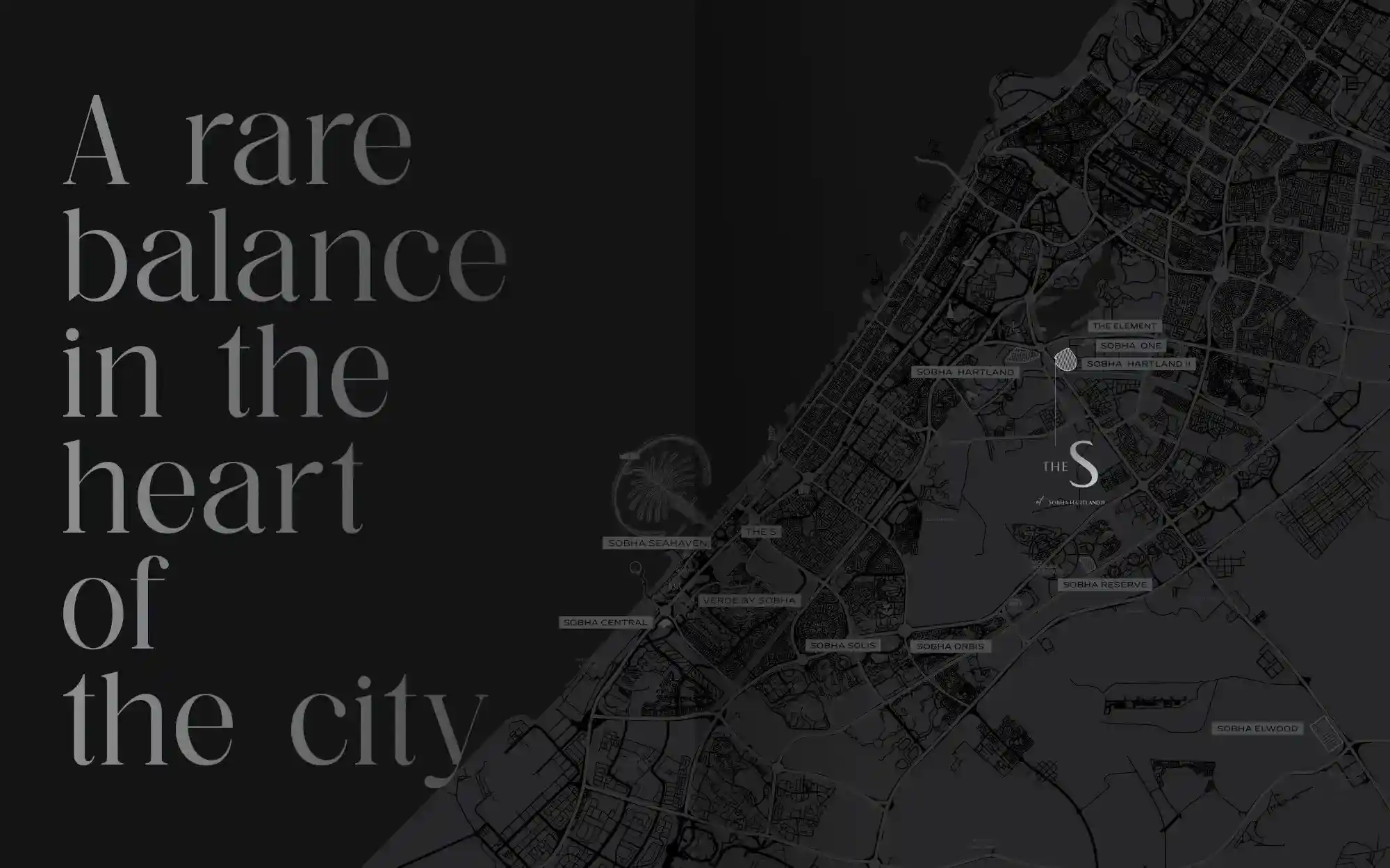 Location of The S Sobha Hartland 2