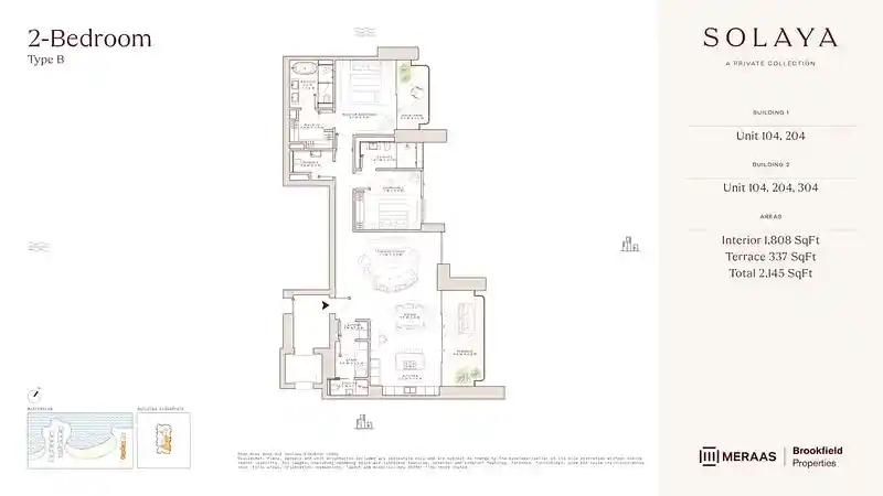 2 Bedroom	