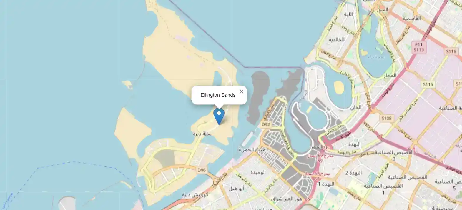 ellington-sands-2-location-map