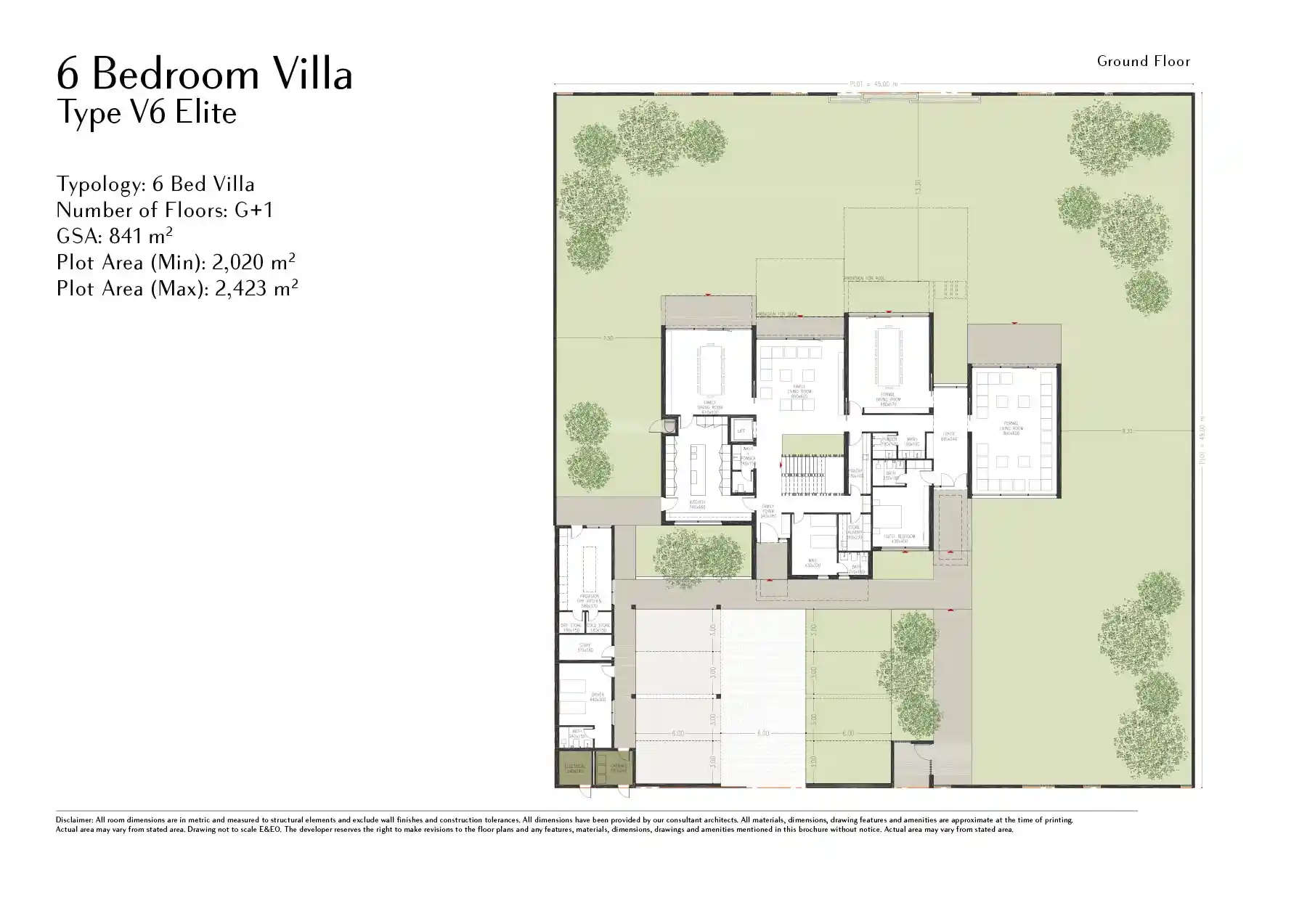 Type V6 Elite (Ground Floor)