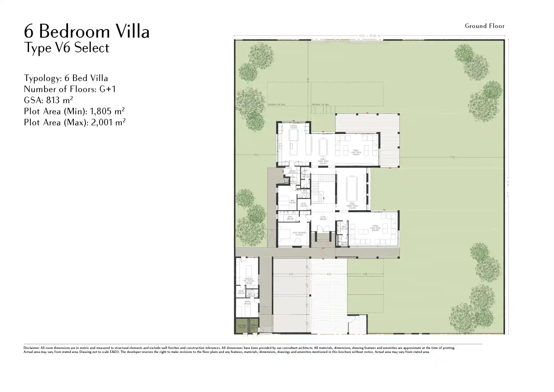 Type V6 Select (Ground Floor)