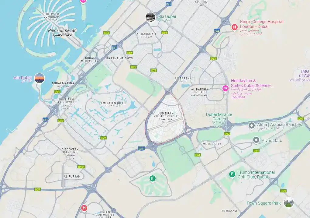 Location of The Veranda Collection 2