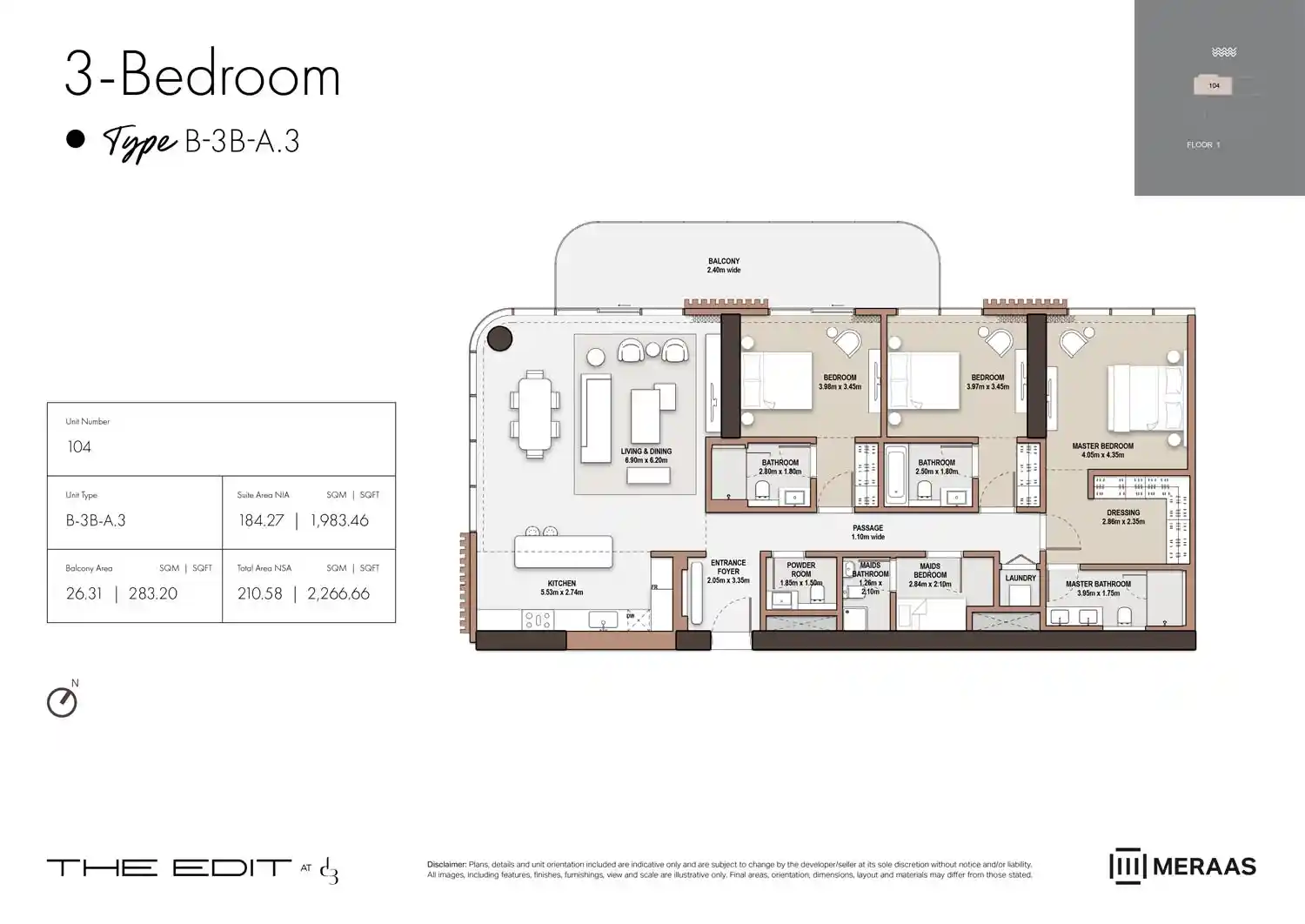 01st Floor (Type B-3B-A.3)	