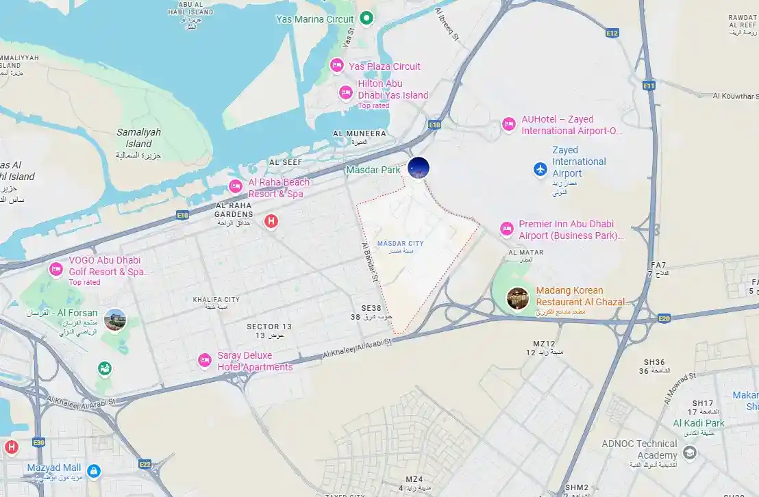 Location of Fay Hills