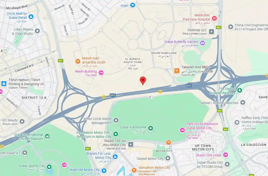 central-uptown-location-map