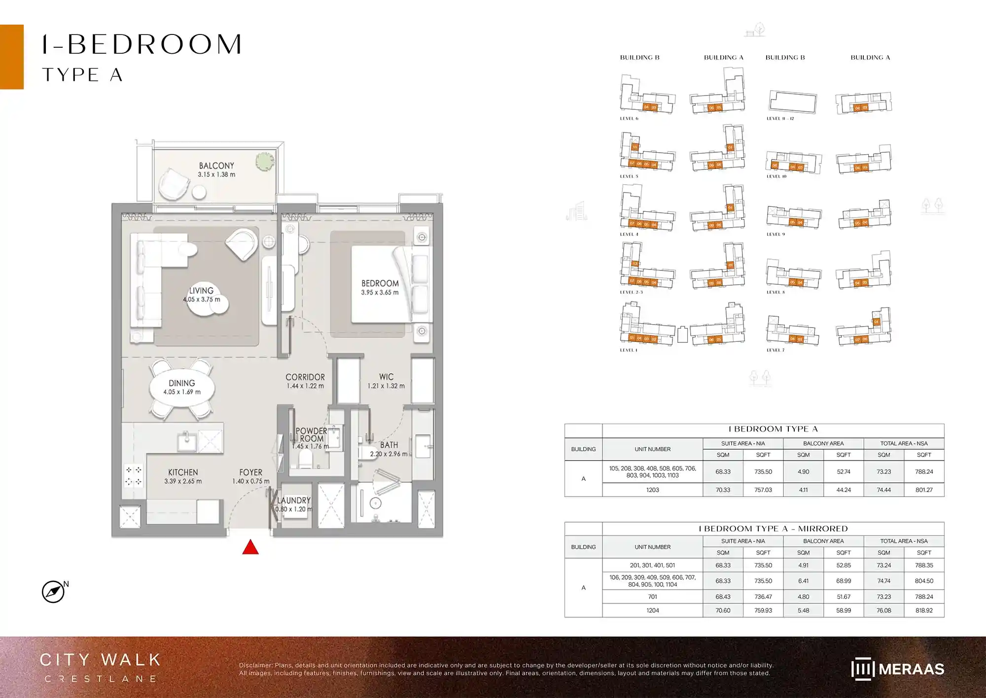 LEVEL 01-12 (TYPE A & TYPE A MIRRORED)