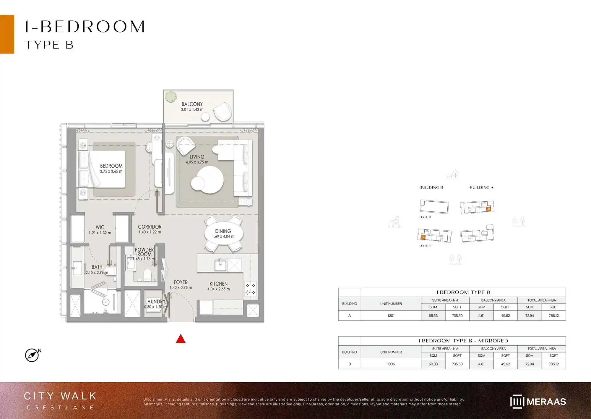 LEVEL 10 & 12 (TYPE B & TYPE B MIRRORED)