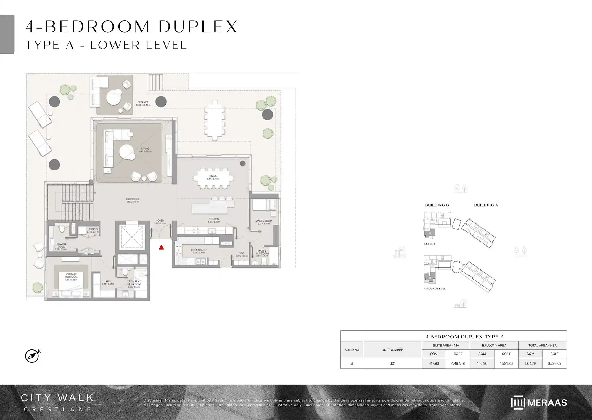 Ground & Level 1 (Type A - Lower Level)