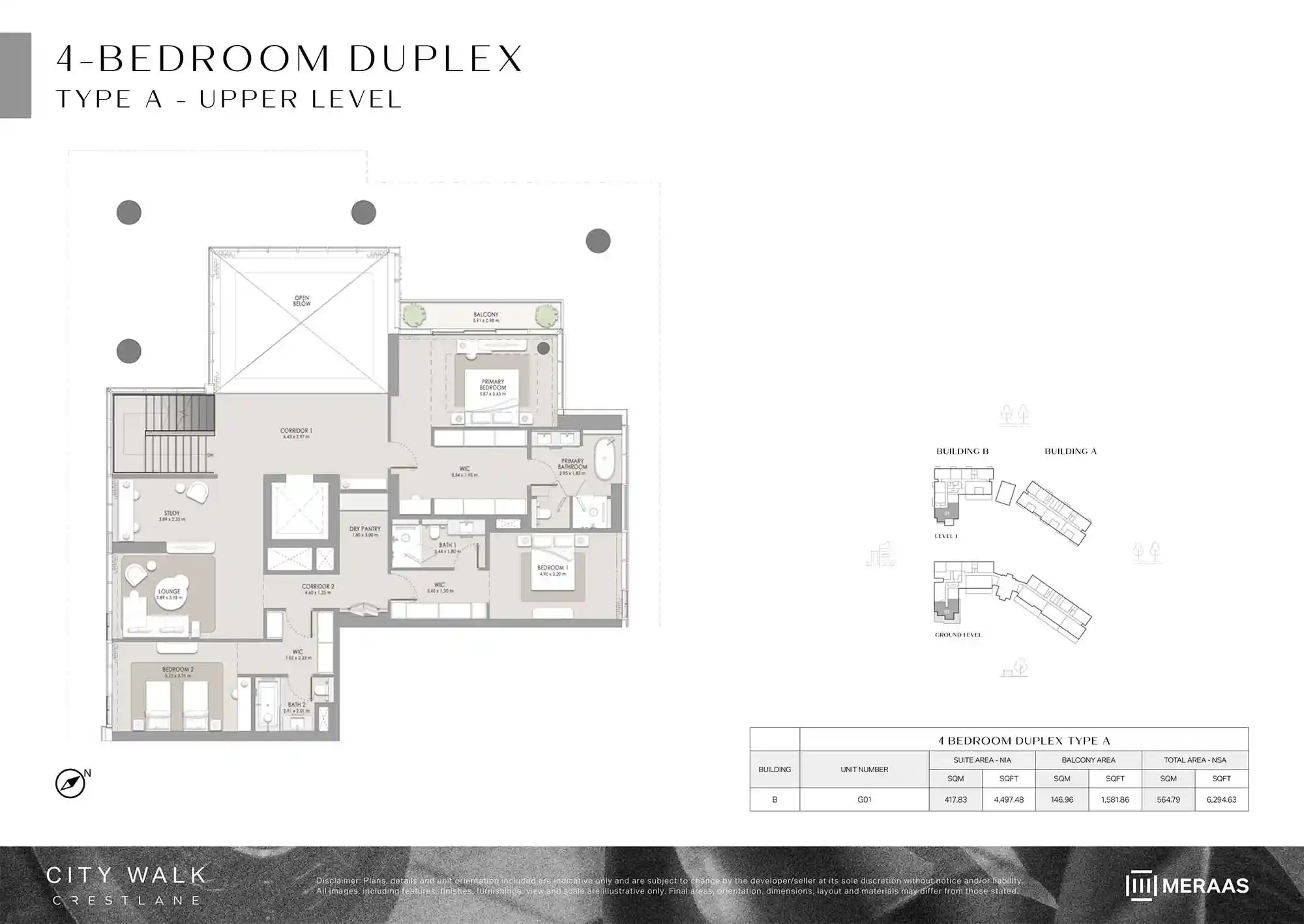 Ground & Level 1 (Type A - Upper Level)