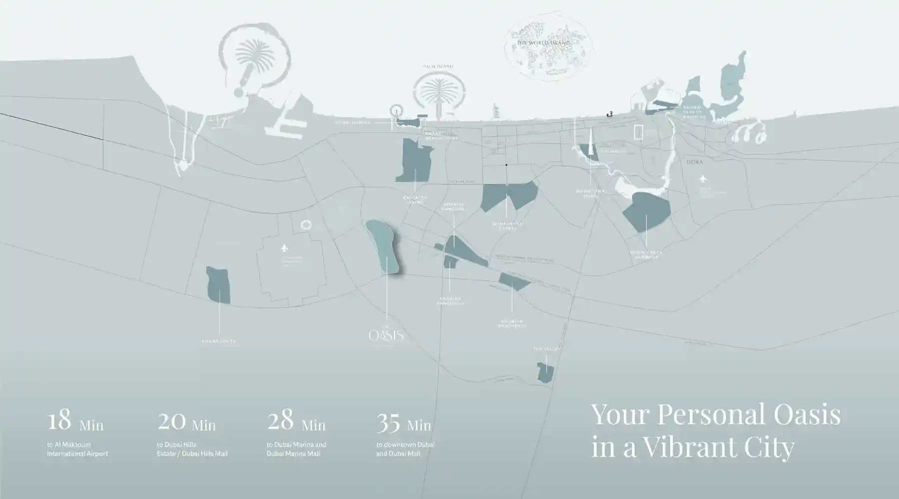 Location of The Oasis