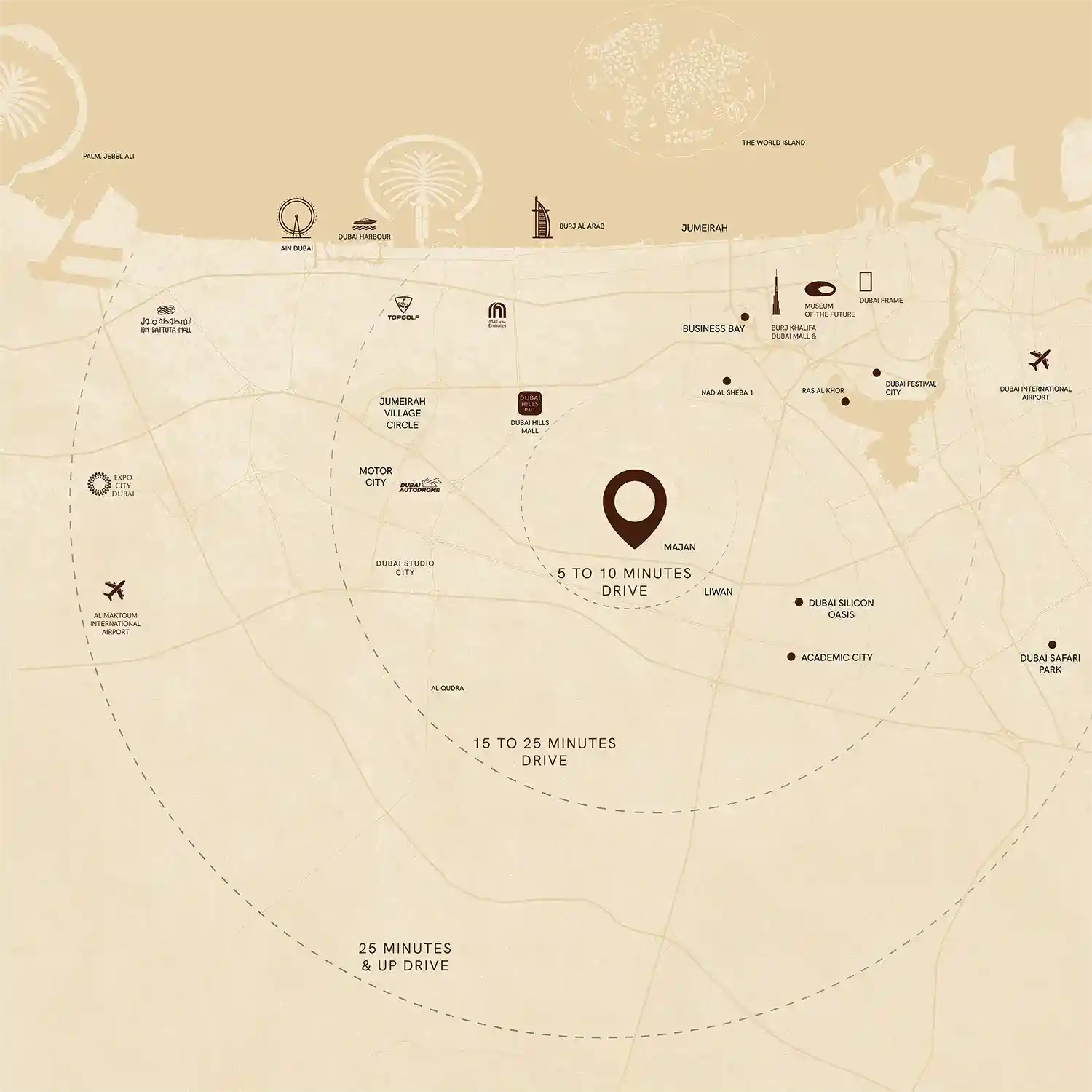 Masterplan of Binghatti Skyflame