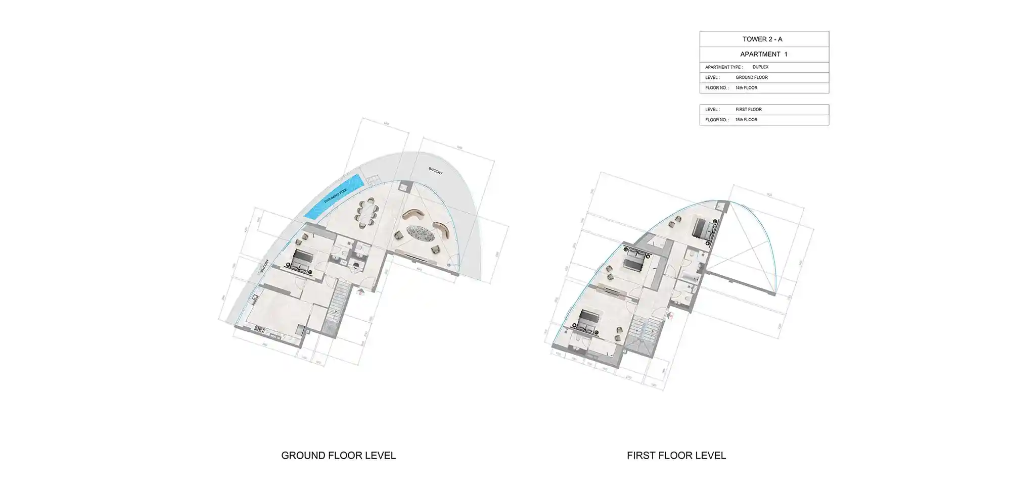 14th-15th Floor (Unit 1)