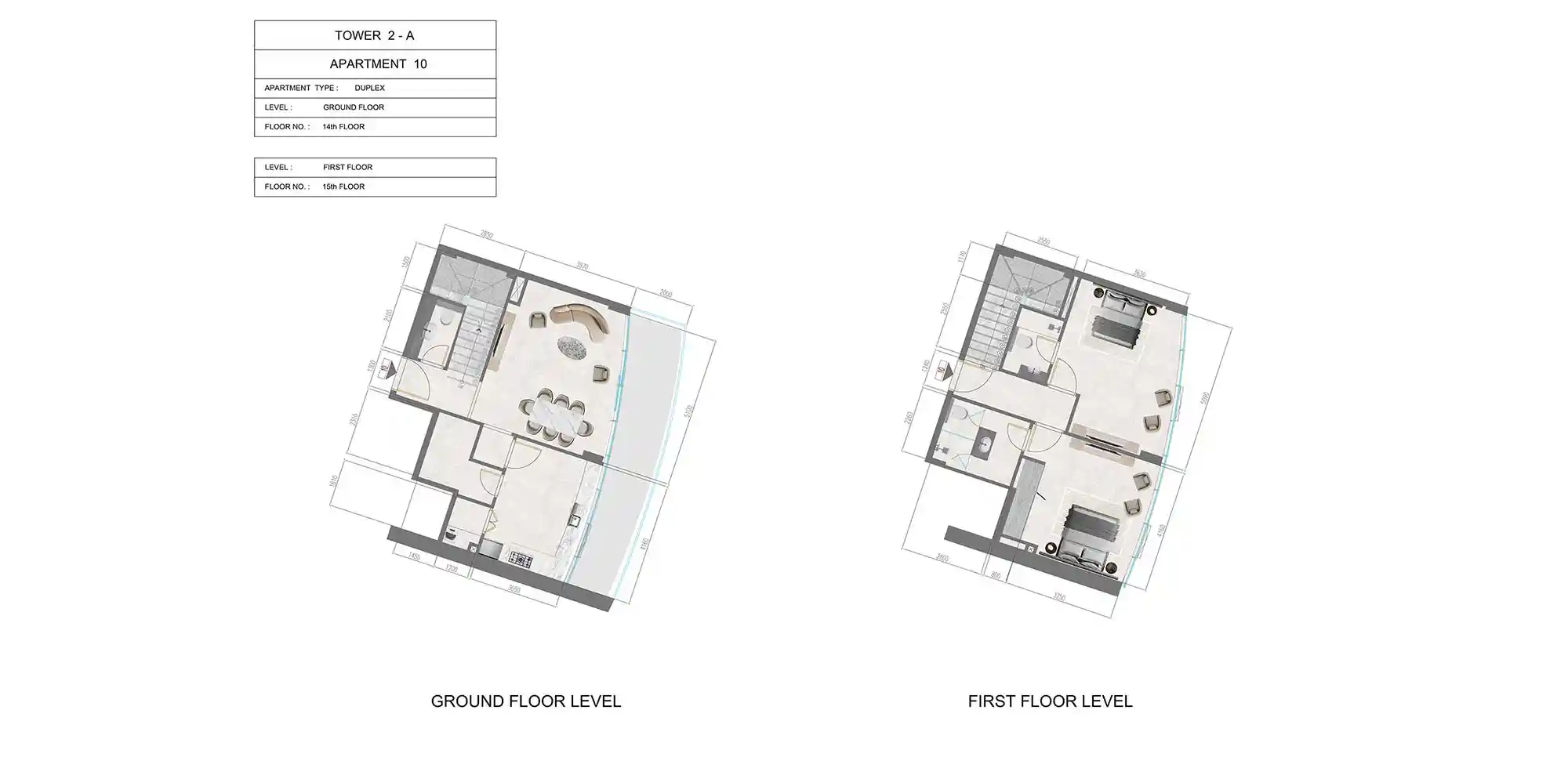 14th-15th Floor (Unit 10)