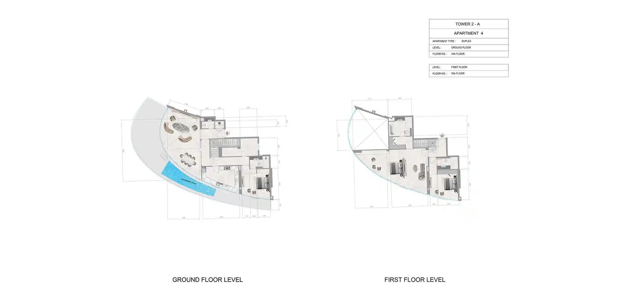 14th-15th Floor (Unit 4)