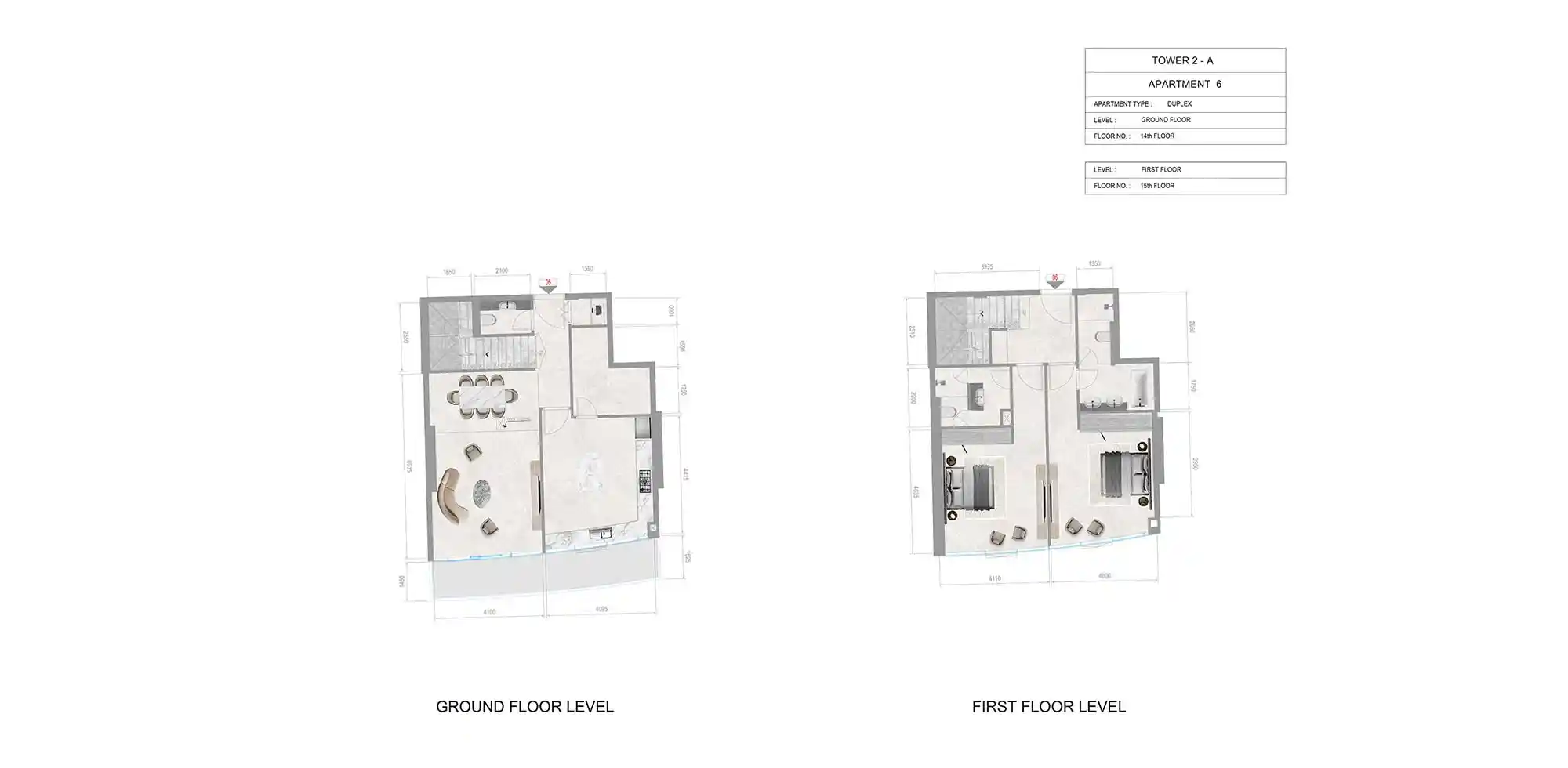 14th-15th Floor (Unit 6)