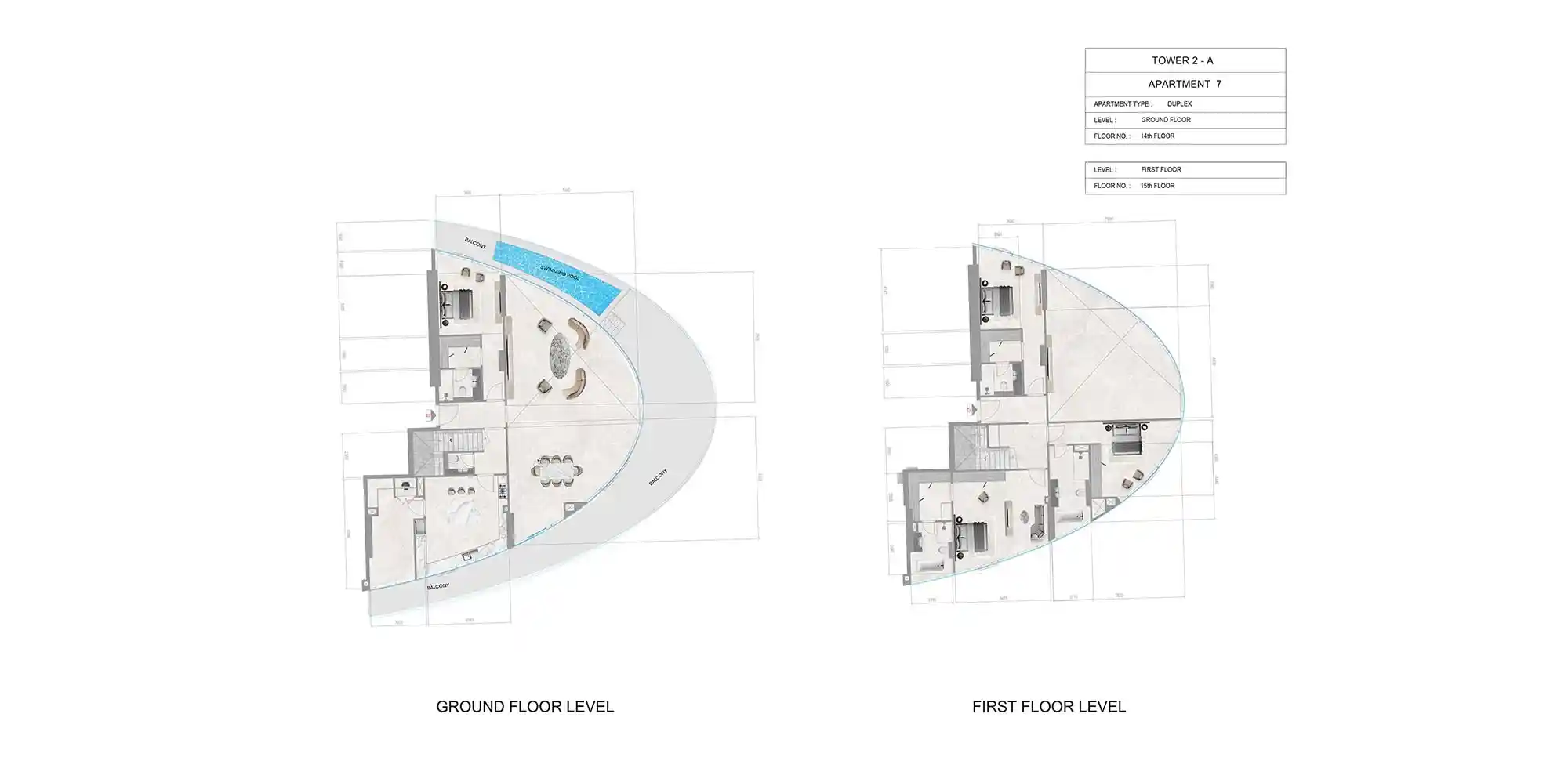 14th-15th Floor (Unit 7)
