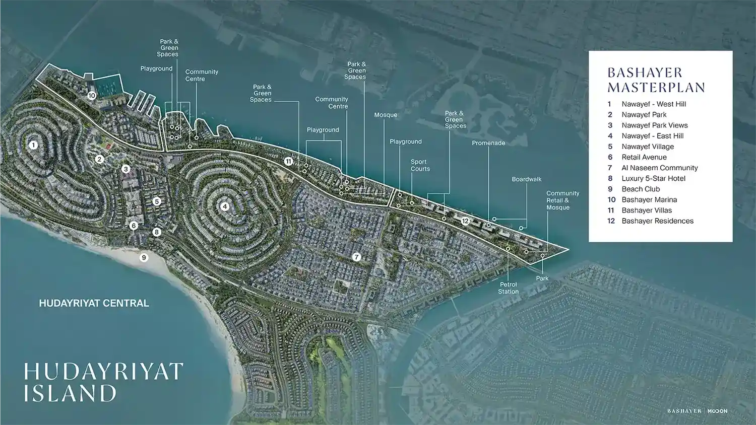 Masterplan of Bashayer Residences