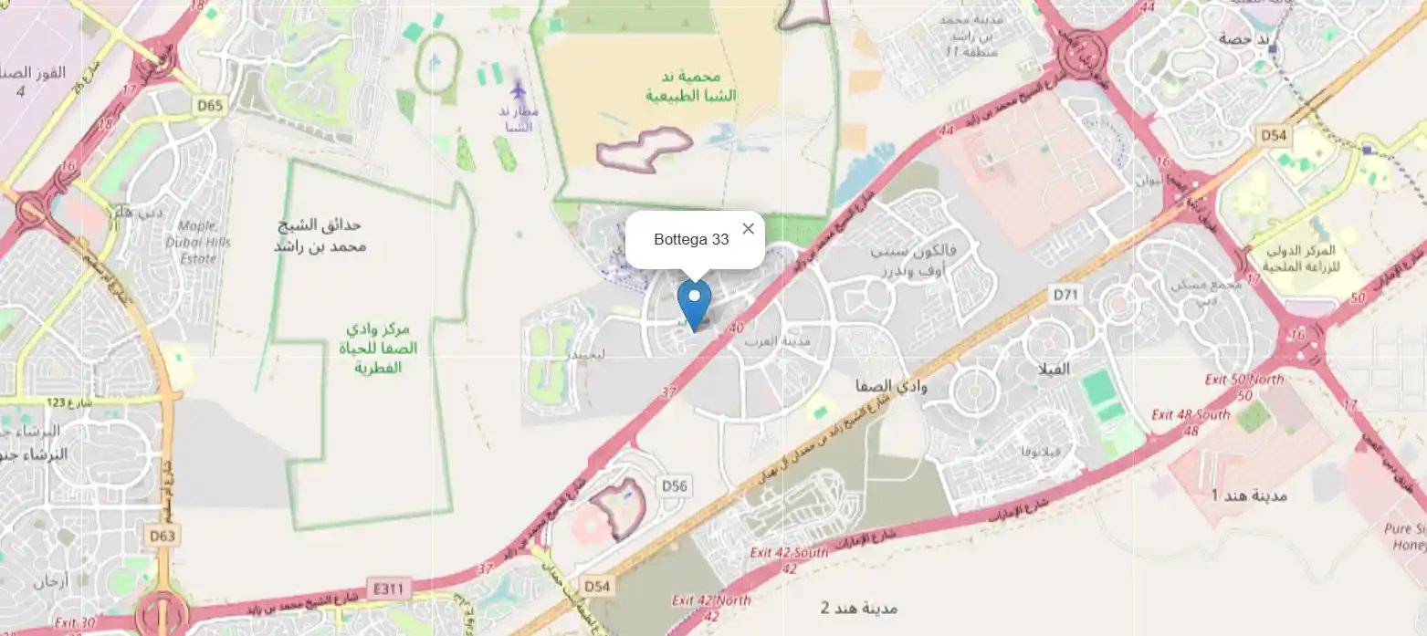 bottega-33-residences-location-map