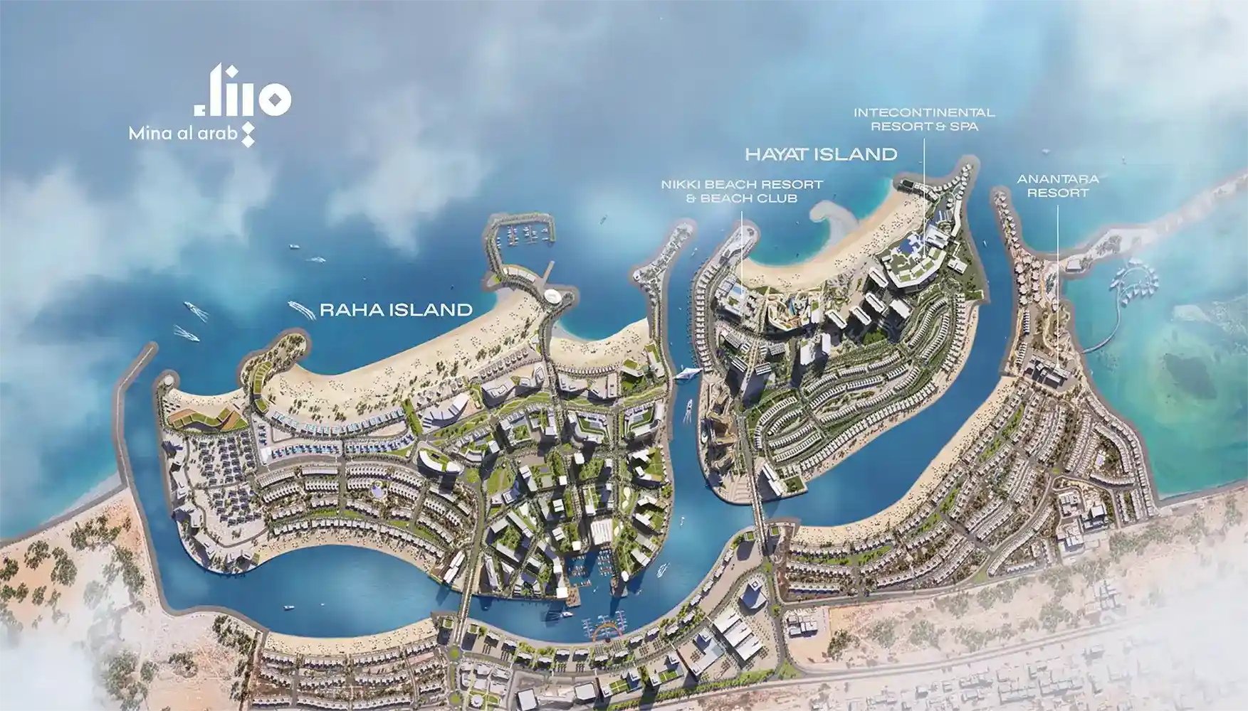 Master Plan of Armani Beach Residences 