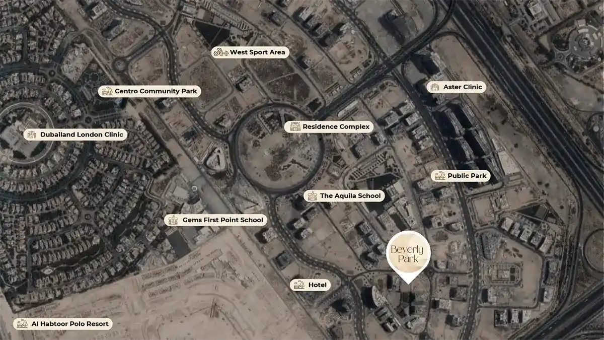 Location of Beverly Park