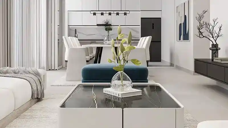 Evergr1n House 4 Living & Dining Area