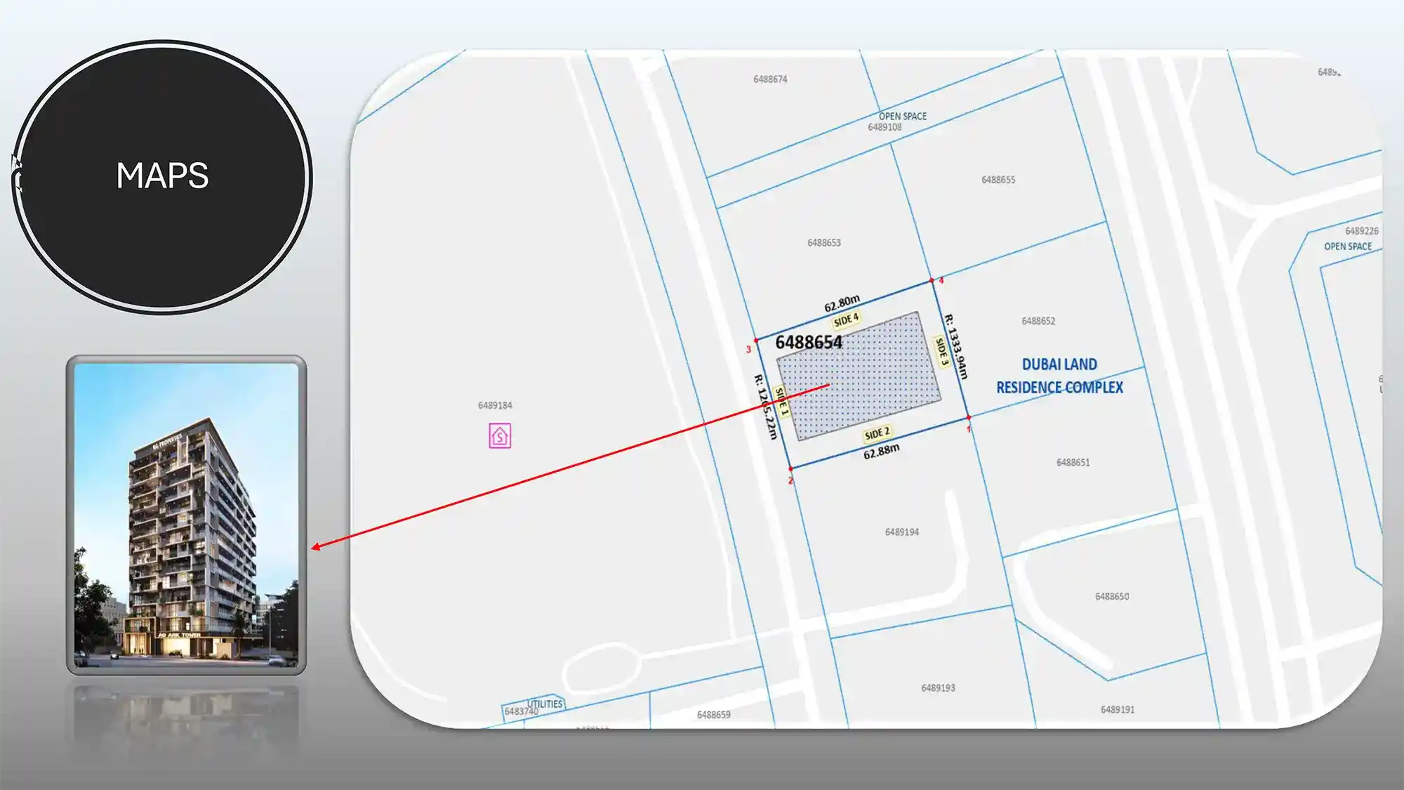 Location of AG ARK Tower