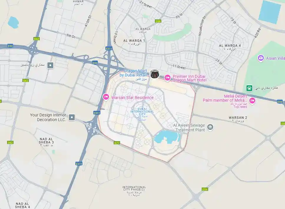 The Grove Location Map 