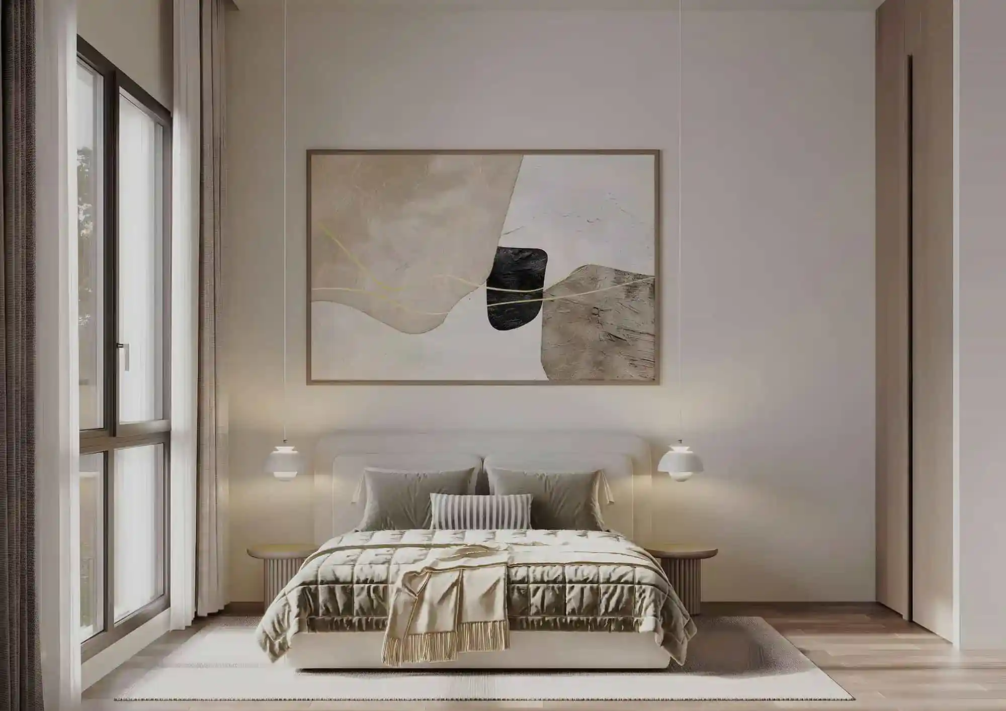 Carmel Residences Master Bedroom