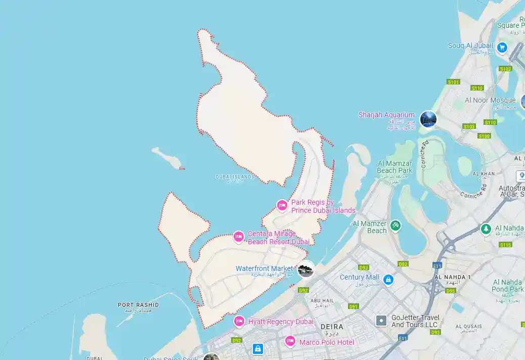 Location of Island Living Residences
