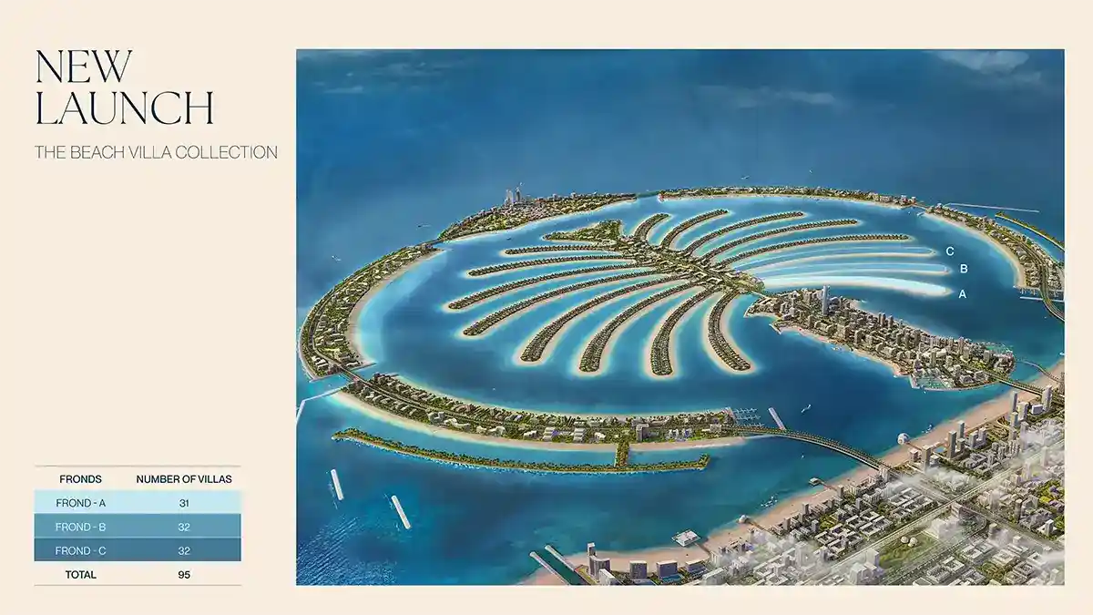 Master Plan of The Beach & Coral Collection Frond C
