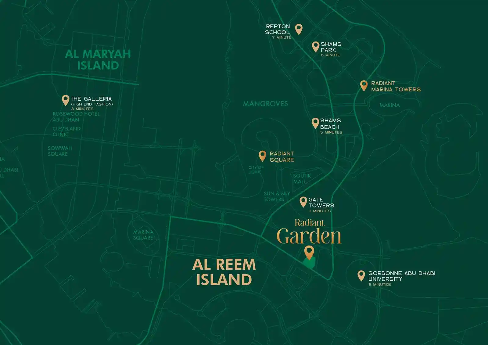 Master Plan of Radiant Garden Towers