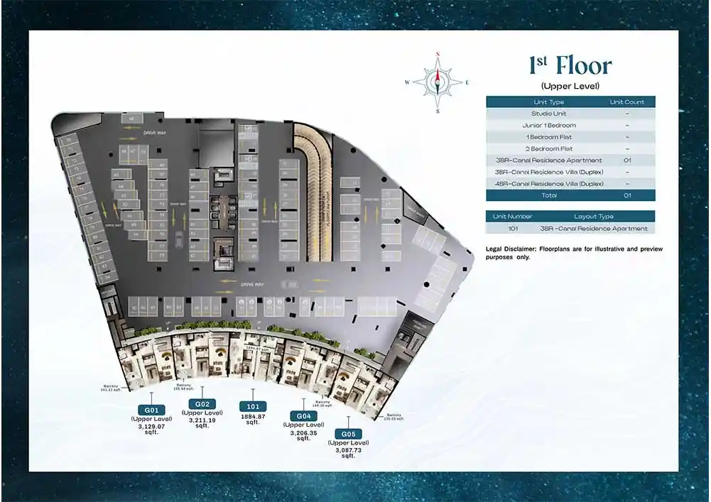 1st Floor (Upper Level)