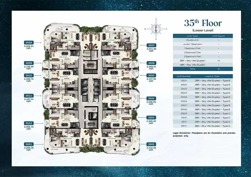 35th Floor (Lower Level)