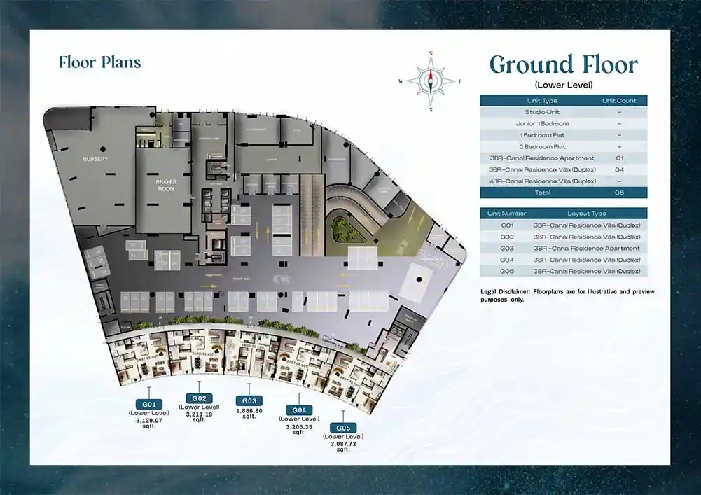 Ground Floor (Lower Level)