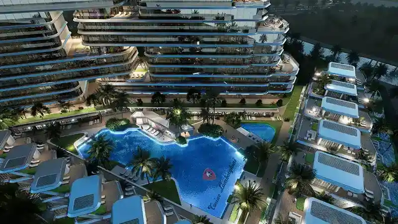 Tonino Lamborghini Residences Arial View