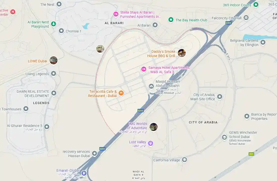 Master Plan of Barari Parks