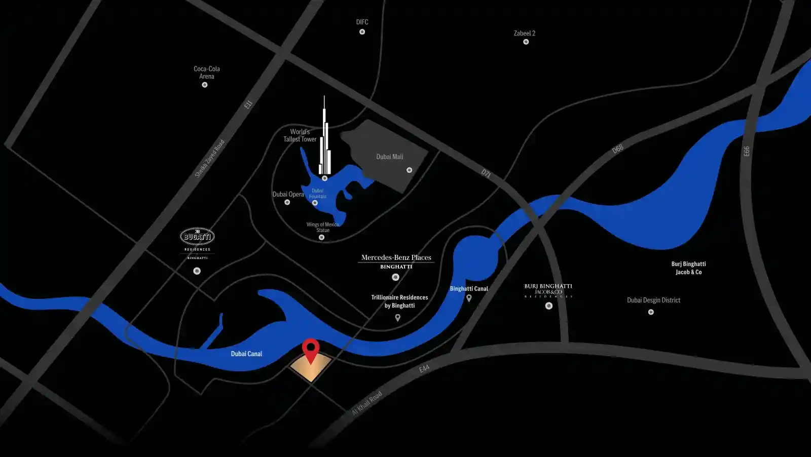 Master Plan of Binghatti Skyrise Phase 2