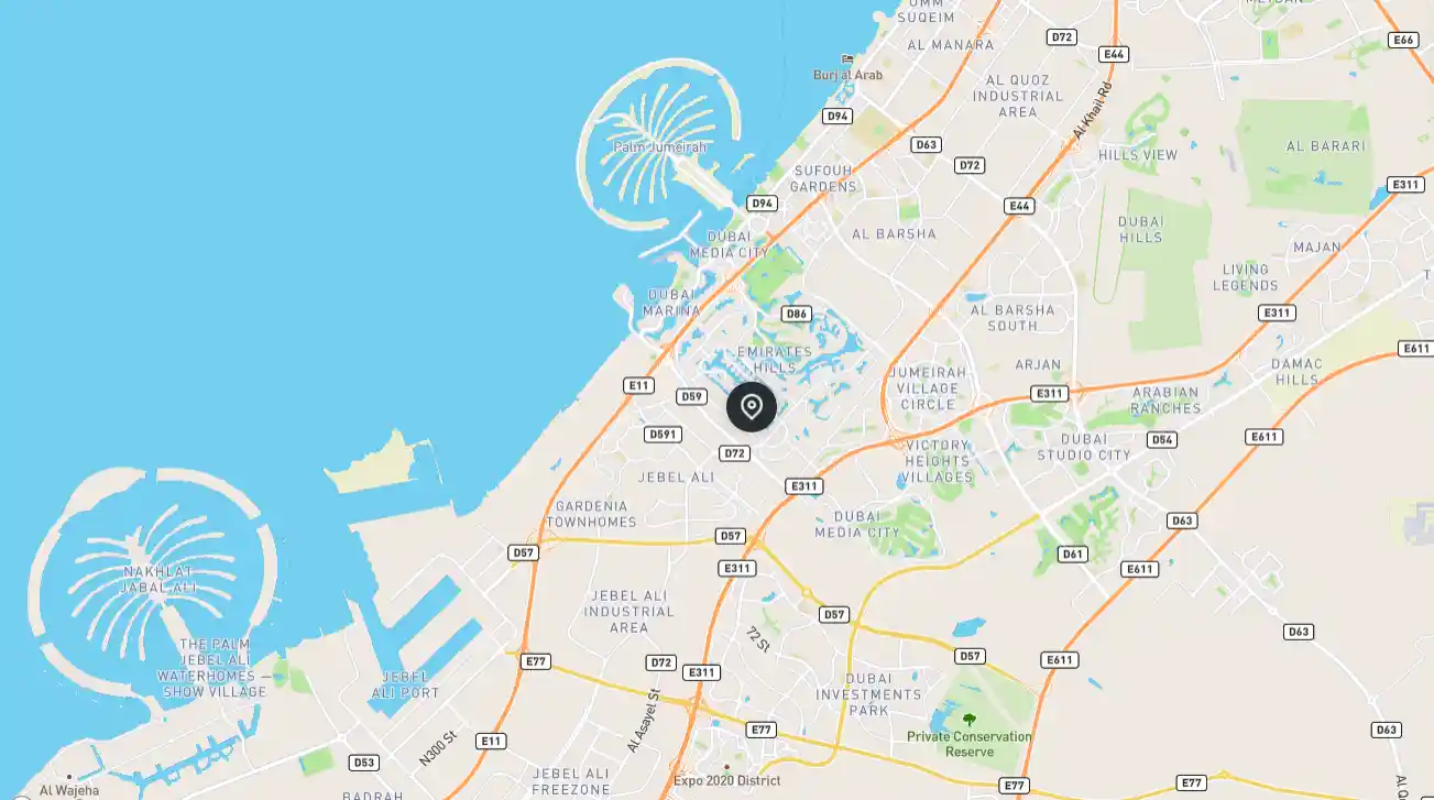 serenia-district-2-location-map