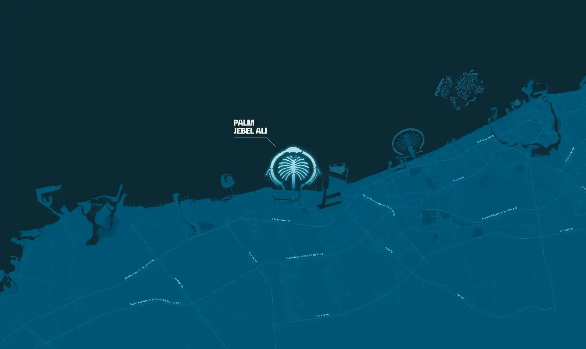 Location of Beach & Coral Collection Frond E